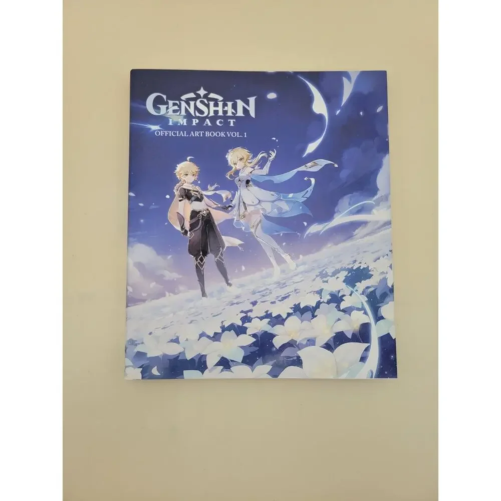 Genshin Impact Official Art Book Vol 1 Hardcover miHoYo Slipcase 9780063298583